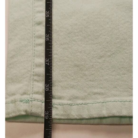 Style & Co Boyfriend Jeans Women's 14 Mint Green Embellished Pockets Cotton EUC - Picture 12 of 12